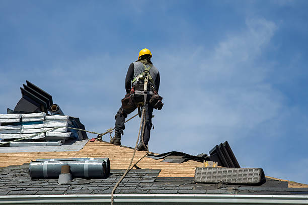 Professional Roof Replacement technician working in Bearcreek, MT